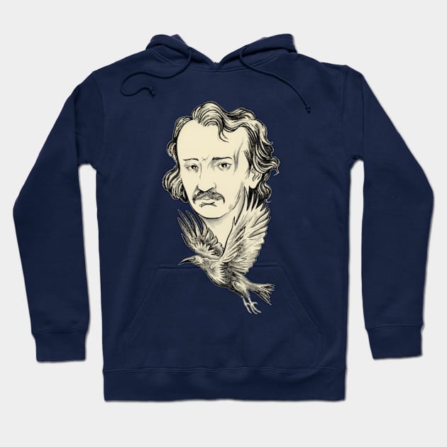 Edgar Allan Poe Hoodie by MarcoDiLeonardo